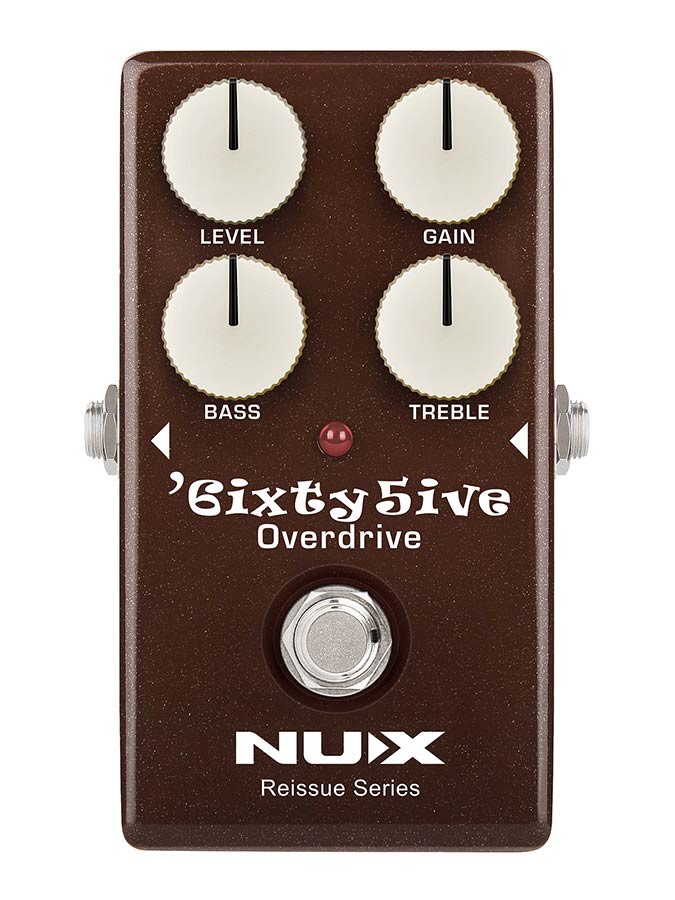 NUX - 65O-10 - analog effect pedal true bypass 6IXTY 5IVE OVERDRIVE