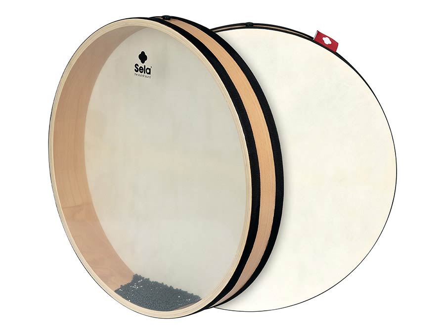 ocean drum 40 cm (16"), wooden frame with natural skin