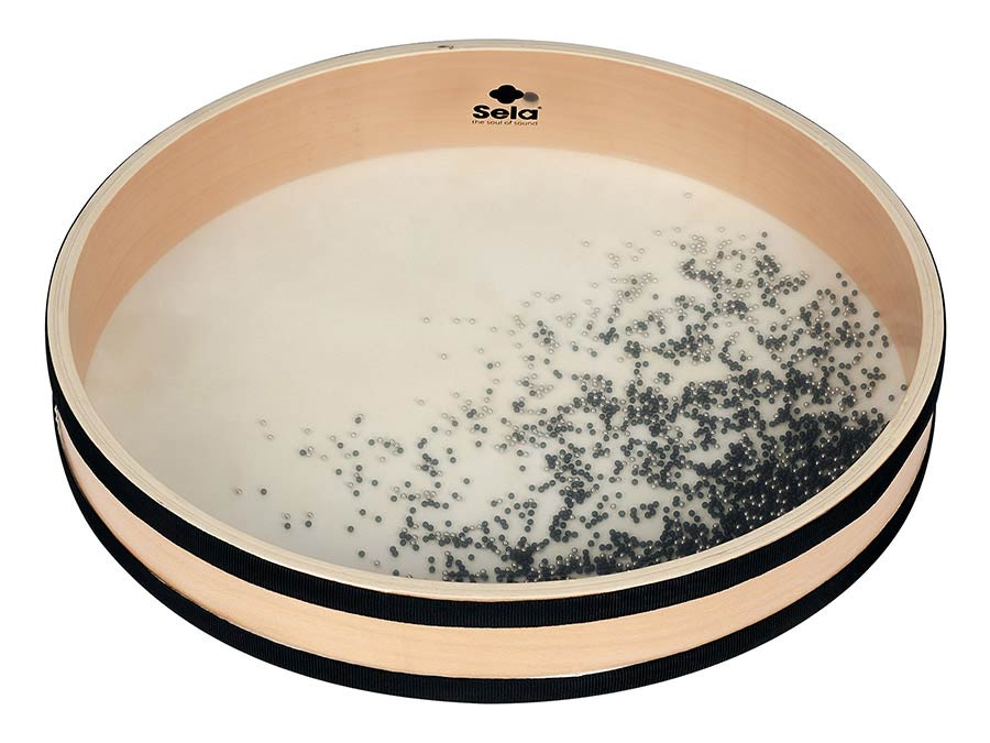 ocean drum 40 cm (16"), wooden frame with natural skin