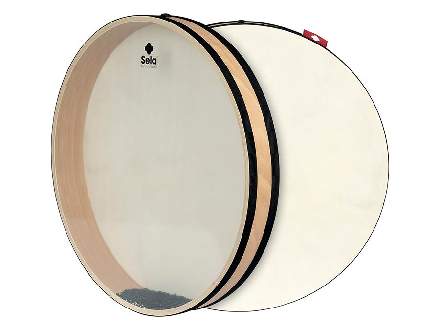 ocean drum 45 cm (18"), wooden frame with natural skin