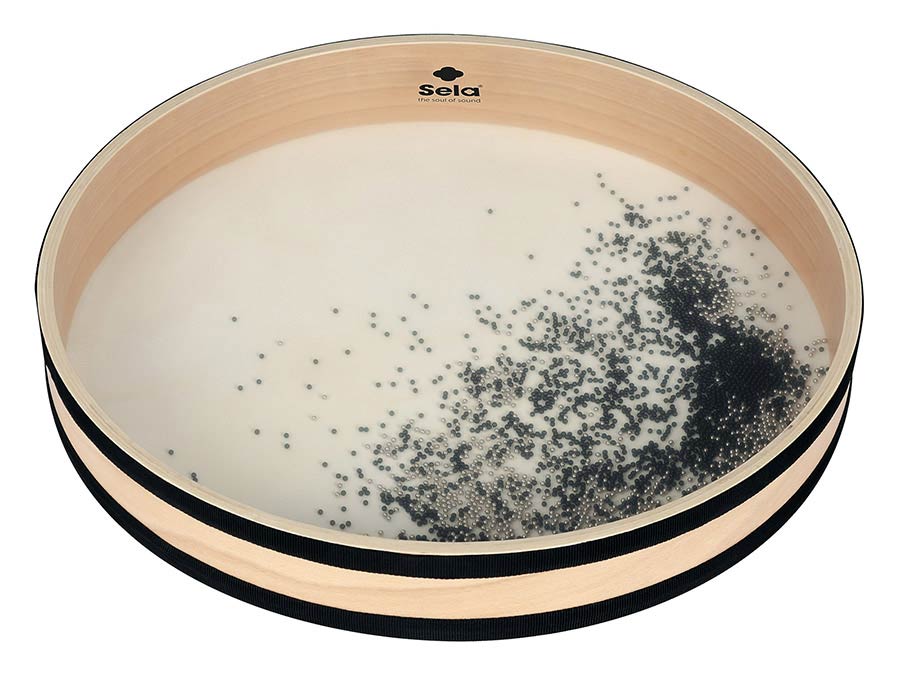 ocean drum 45 cm (18"), wooden frame with natural skin