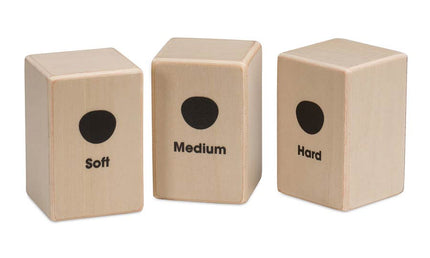 mini cajon shaker set (soft, medium, hard)