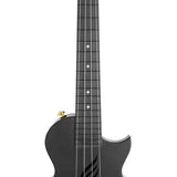 Cascha - HH 2258 - Carbon Fiber Concert Ukelele with Softcase - Black
