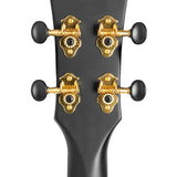 Cascha - HH 2258 - Carbon Fiber Concert Ukelele with Softcase - Black