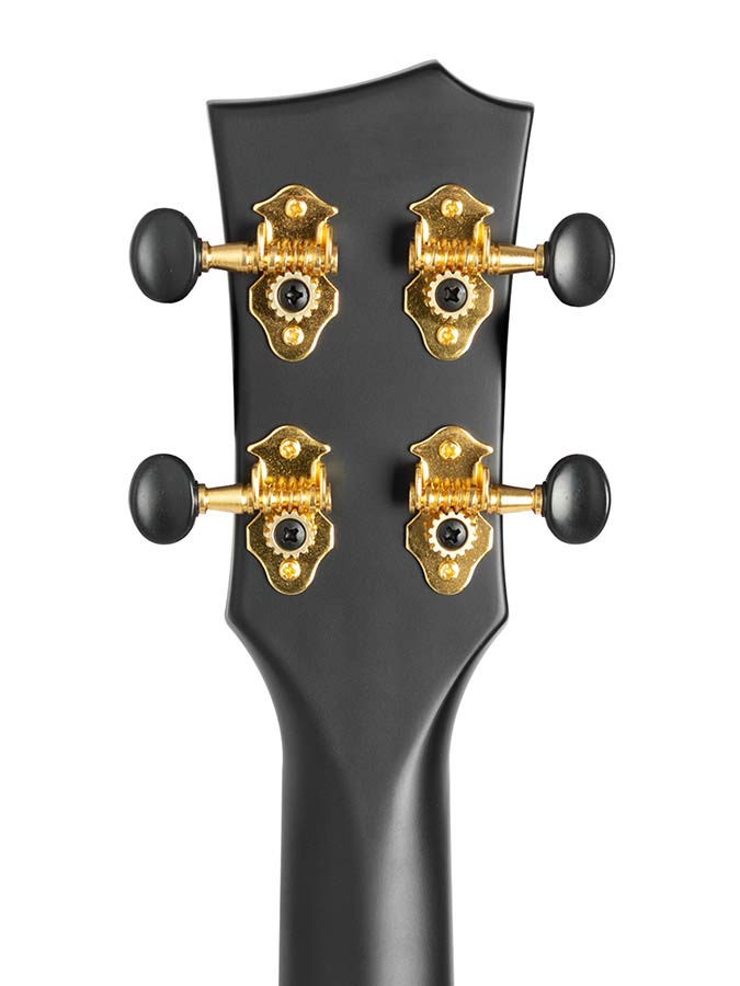 Cascha - HH 2258 - Carbon Fiber Concert Ukelele with Softcase - Black