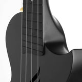 Cascha - HH 2258 - Carbon Fiber Concert Ukelele with Softcase - Black