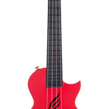 Cascha - HH 2280 - Carbon Fiber Concert Ukelele with Softcase - Red