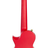Cascha - HH 2280 - Carbon Fiber Concert Ukelele with Softcase - Red