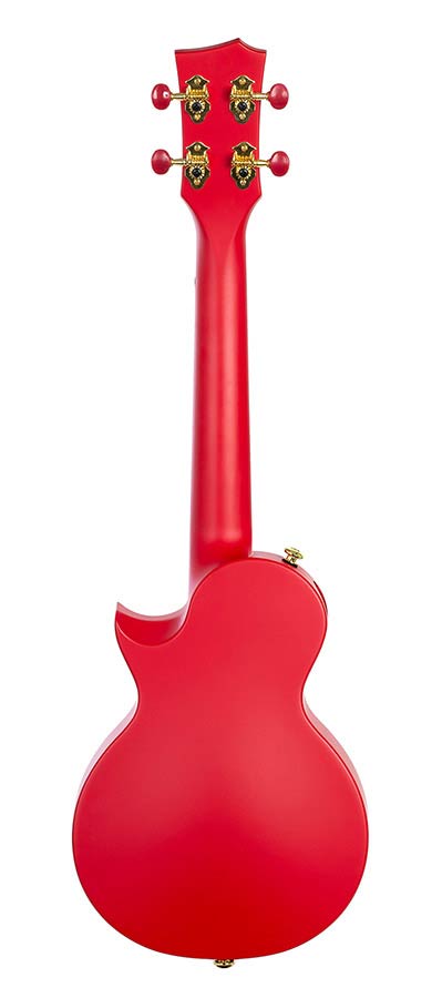 Cascha - HH 2280 - Carbon Fiber Concert Ukelele with Softcase - Red