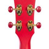 Cascha - HH 2280 - Carbon Fiber Concert Ukelele with Softcase - Red