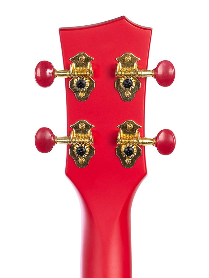 Cascha - HH 2280 - Carbon Fiber Concert Ukelele with Softcase - Red