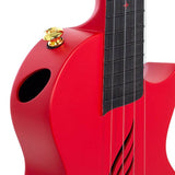 Cascha - HH 2280 - Carbon Fiber Concert Ukelele with Softcase - Red