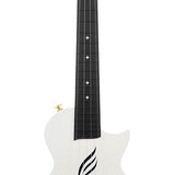 Cascha - HH 2286 - Carbon Fiber Concert Ukelele with Softcase - White