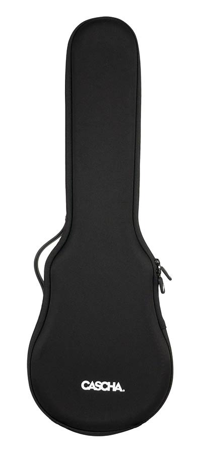 Cascha - HH 2286 - Carbon Fiber Concert Ukelele with Softcase - White