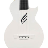 Cascha - HH 2286 - Carbon Fiber Concert Ukelele with Softcase - White