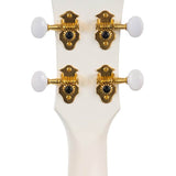 Cascha - HH 2286 - Carbon Fiber Concert Ukelele with Softcase - White