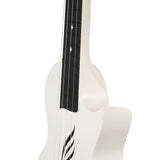 Cascha - HH 2286 - Carbon Fiber Concert Ukelele with Softcase - White