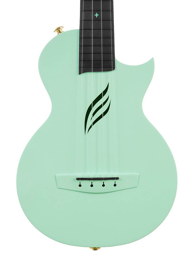 Cascha - HH 2287 - Carbon Fiber Concert Ukelele with Softcase - Mint