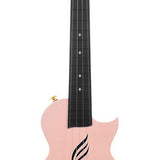 Cascha - HH 2288 - Carbon Fiber Concert Ukelele with Softcase - Pink