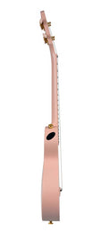 carbon fiber concert ukelele with softcase, strap and 3 picks, pink