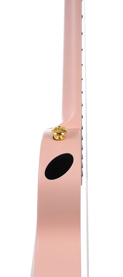 Cascha - HH 2288 - Carbon Fiber Concert Ukelele with Softcase - Pink