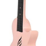Cascha - HH 2288 - Carbon Fiber Concert Ukelele with Softcase - Pink