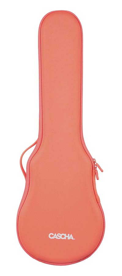Cascha - HH 2289 - Carbon Fiber Concert Ukelele with Softcase - Orange