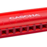 Cascha - HH 2273 - Fun Blues Harmonica -  Red