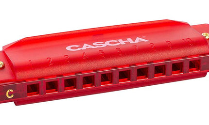 Cascha - HH 2273 - Fun Blues Harmonica -  Red