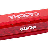 Cascha - HH 2273 - Fun Blues Harmonica -  Red
