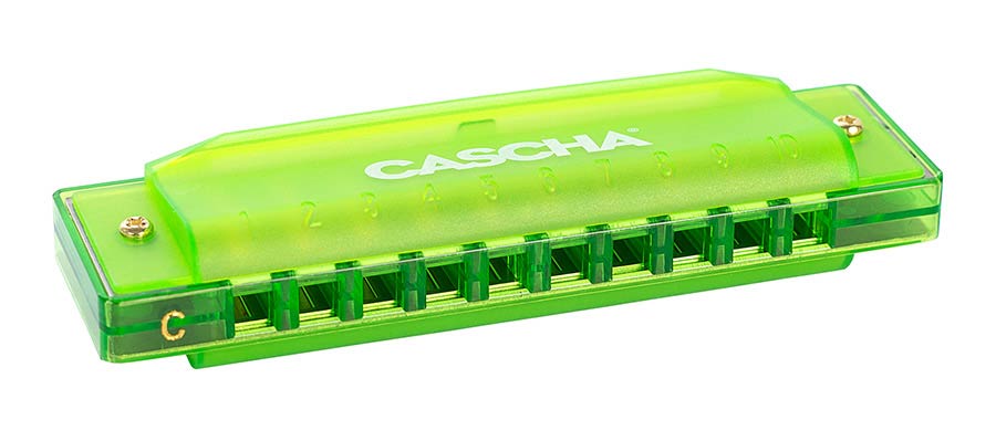 Cascha - HH 2274 - Fun Blues Harmonica - Green