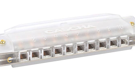 Cascha - HH 2277 - Fun Blues Harmonica - Transparent