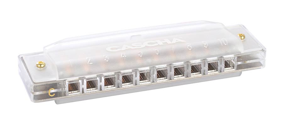Cascha - HH 2277 - Fun Blues Harmonica - Transparent