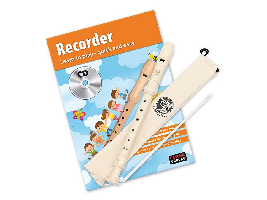 Cascha - HH 1500 - soprano recorder with German fingering, incl