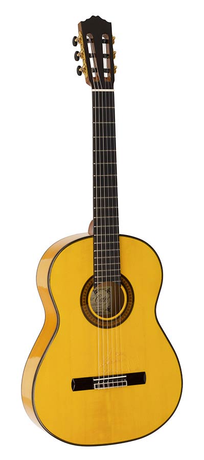 Salvador Cortez - Sevillana B/Y - flamenco guitar Blanca Amber