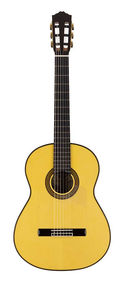 Salvador Cortez - Sevillana N/Y - Flamenco Guitar Negra Amber