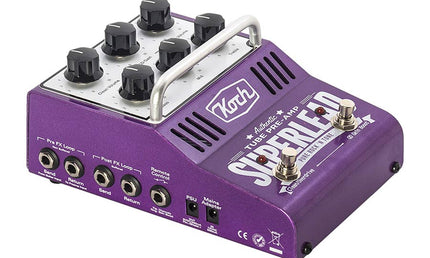 preamp pedal "Superlead", 2 channels, OD boost, EQ, FX loop and DI