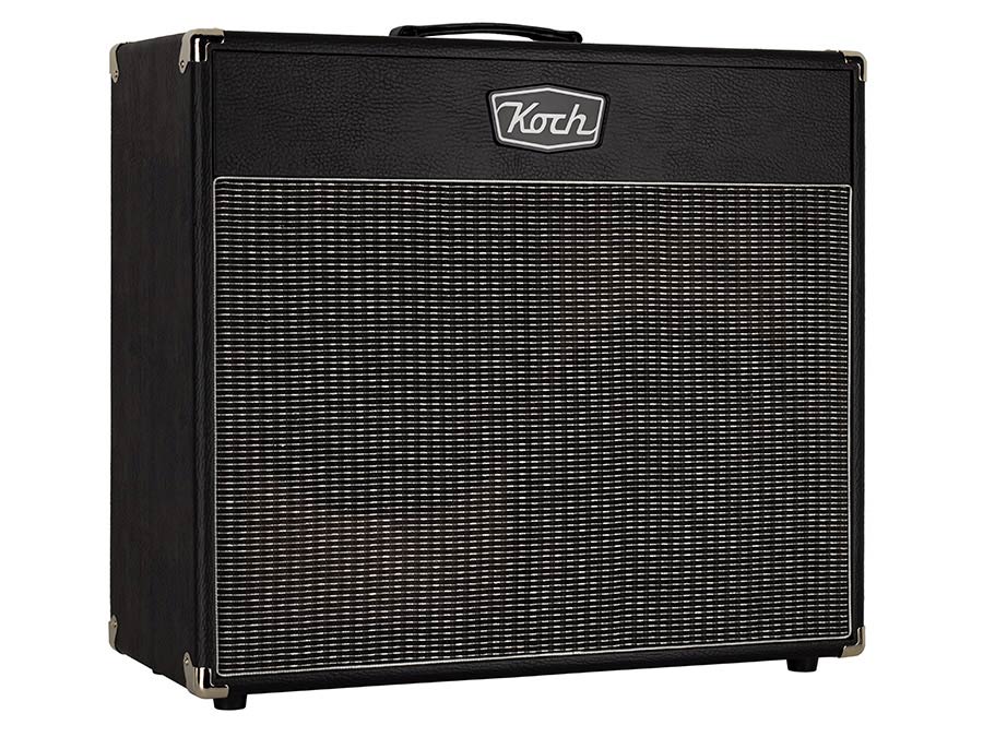 speaker cabinet 2 x 12" 180W, open back, black + silver cloth