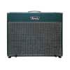 speaker cabinet 2 x 12" 120W, open back, green + silver cloth