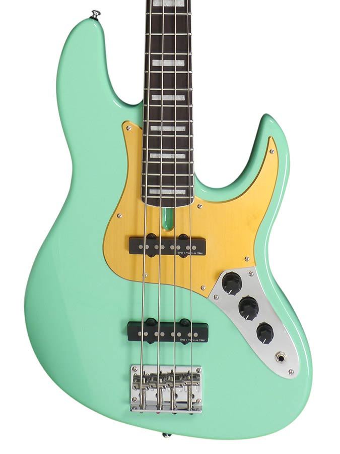 Sire Basses - V5.24 A4/mlg - Alder 24 Fret 4-String Passive Bass Guitar – Mild Green