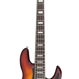 Sire Basses - V5.24 A5/TS - alder 24 fret 5-string passive bass guitar tobacco sunburst – Tobacco Sunburst