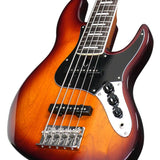 Sire Basses - V5.24 A5/ts - Alder 24 Fret 5-String Passive Bass Guitar – Tobacco Sunburst