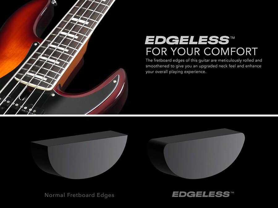 Sire Basses - V5.24 A5/ts - Alder 24 Fret 5-String Passive Bass Guitar – Tobacco Sunburst