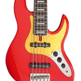 Sire Basses - V5.24 A5/drd - Alder 24 Fret 5-String Passive Bass Guitar – Dakota Red