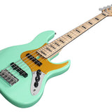 Sire Basses - V5.24 A5/mlg - Alder 24 Fret 5-String Passive Bass Guitar Tobacco – Mild Green