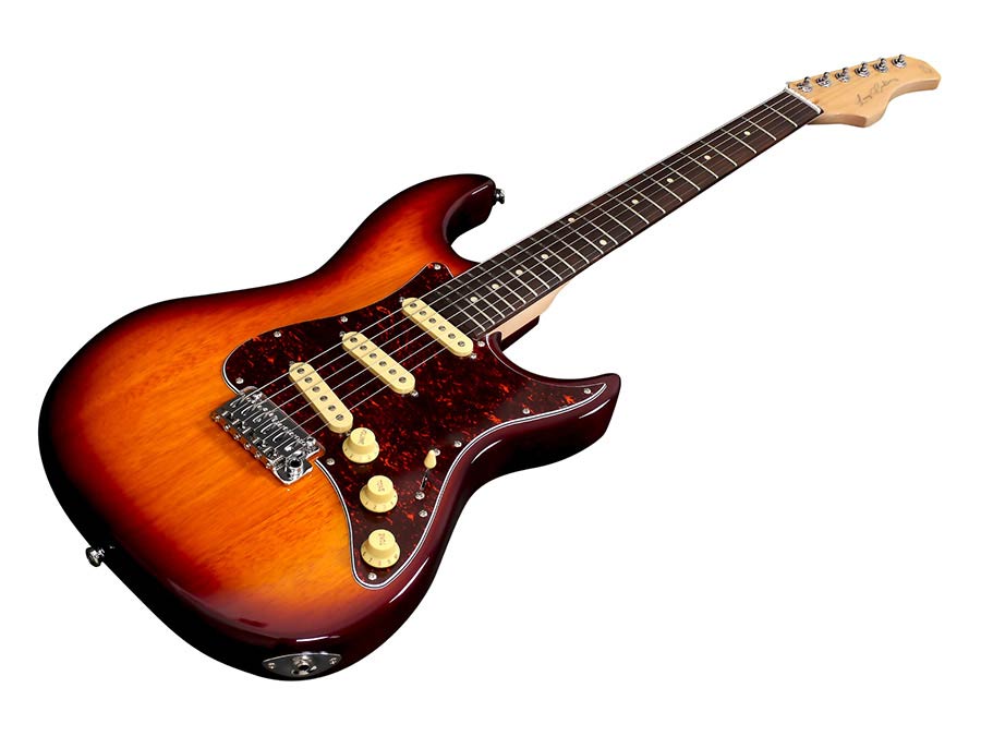 electric guitar S-style tobacco sunburst