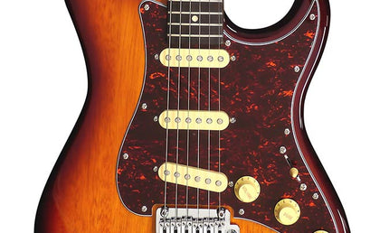 electric guitar S-style tobacco sunburst