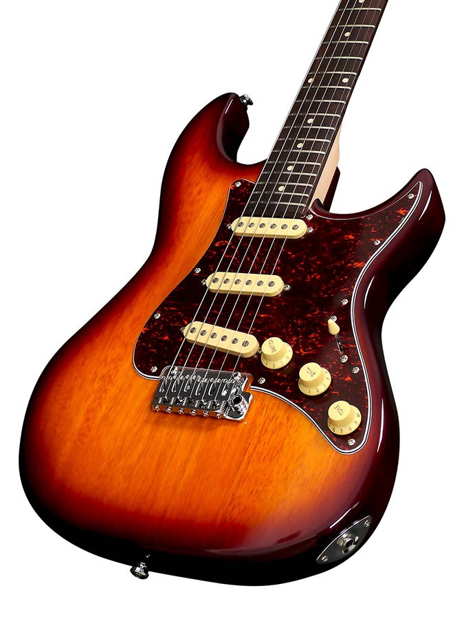 Sire Guitars - S3 Sss/ts - Electric Guitar S-Style – Tobacco Sunburst