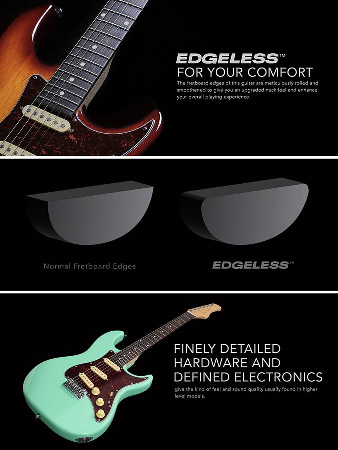 Sire Guitars - S3 Sss/ts - Electric Guitar S-Style – Tobacco Sunburst