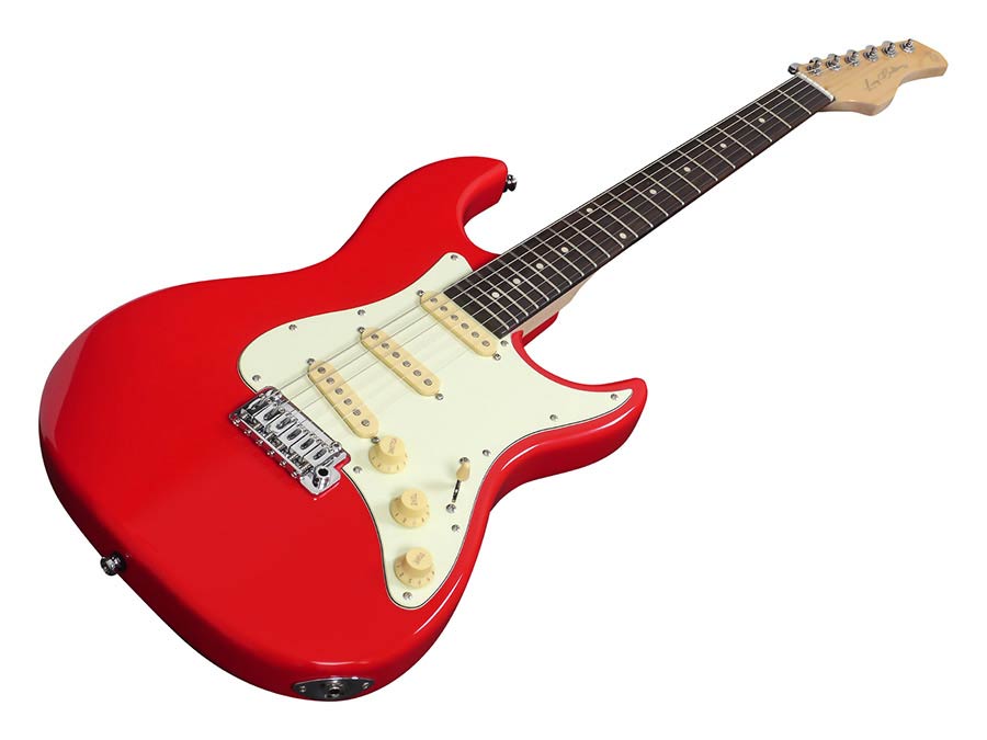 electric guitar S-style dakota red